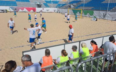 Walking Football na praia