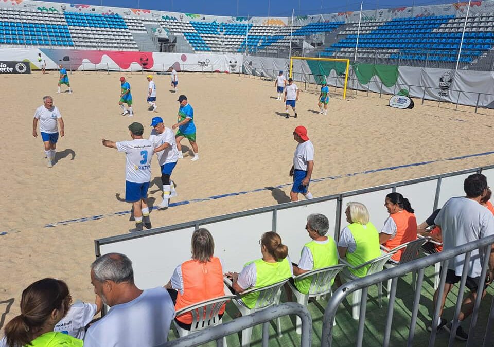 Walking Football na praia